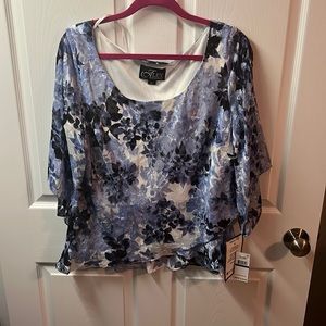 Alex evenings dressy top - nwt size xl